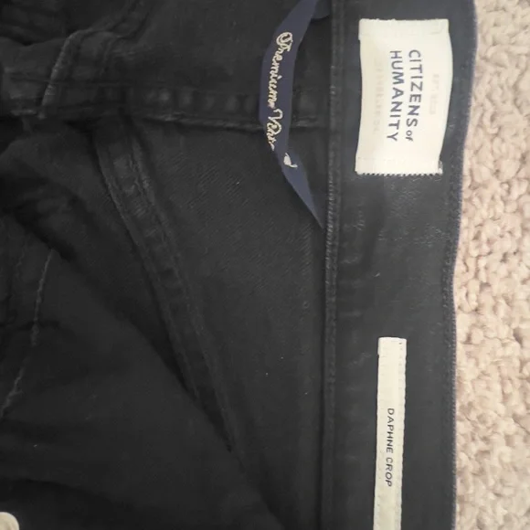 Citizens Of Humanity Black High Rise Jeans - Picture 3 of 4